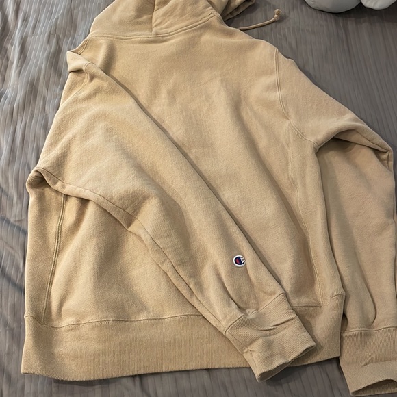 Reverse weave champion beige hoodie - Picture 3 of 10